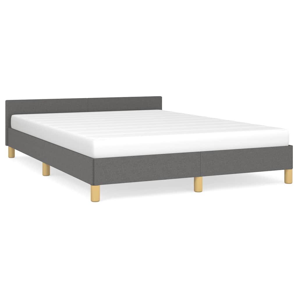 Giroletto senza Materasso Grigio Scuro 140x190 cm Tessuto | homemem39