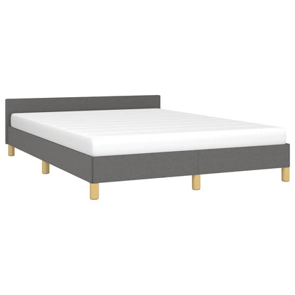 Giroletto senza Materasso Grigio Scuro 140x190 cm Tessuto | homemem39