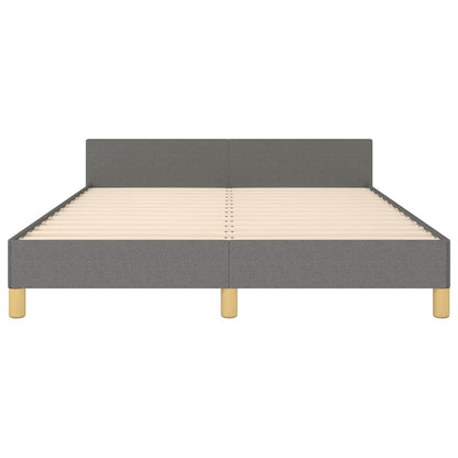 Giroletto senza Materasso Grigio Scuro 140x190 cm Tessuto | homemem39