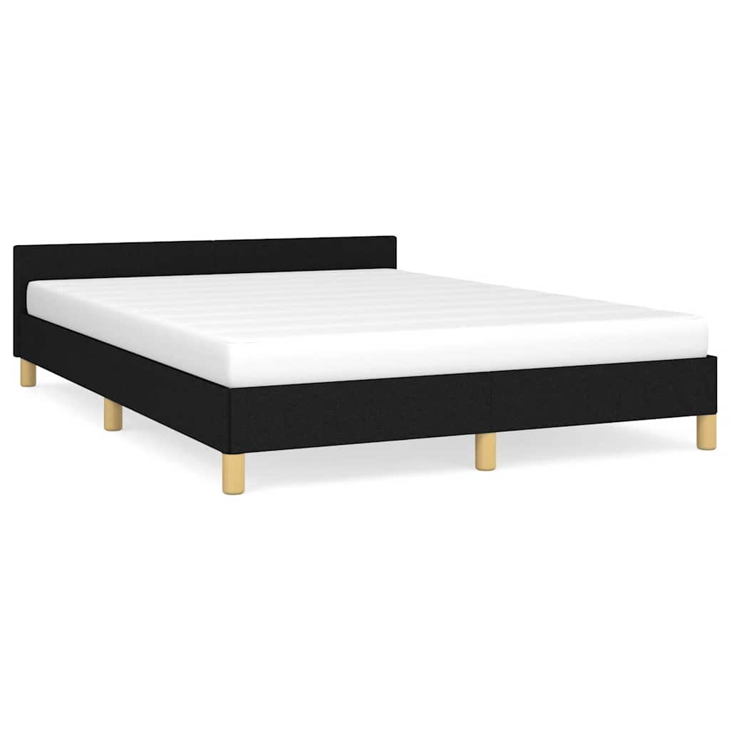 Giroletto senza Materasso Nero 140x190 cm in Tessuto | homemem39