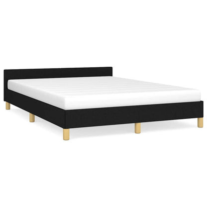 Giroletto senza Materasso Nero 140x190 cm in Tessuto | homemem39
