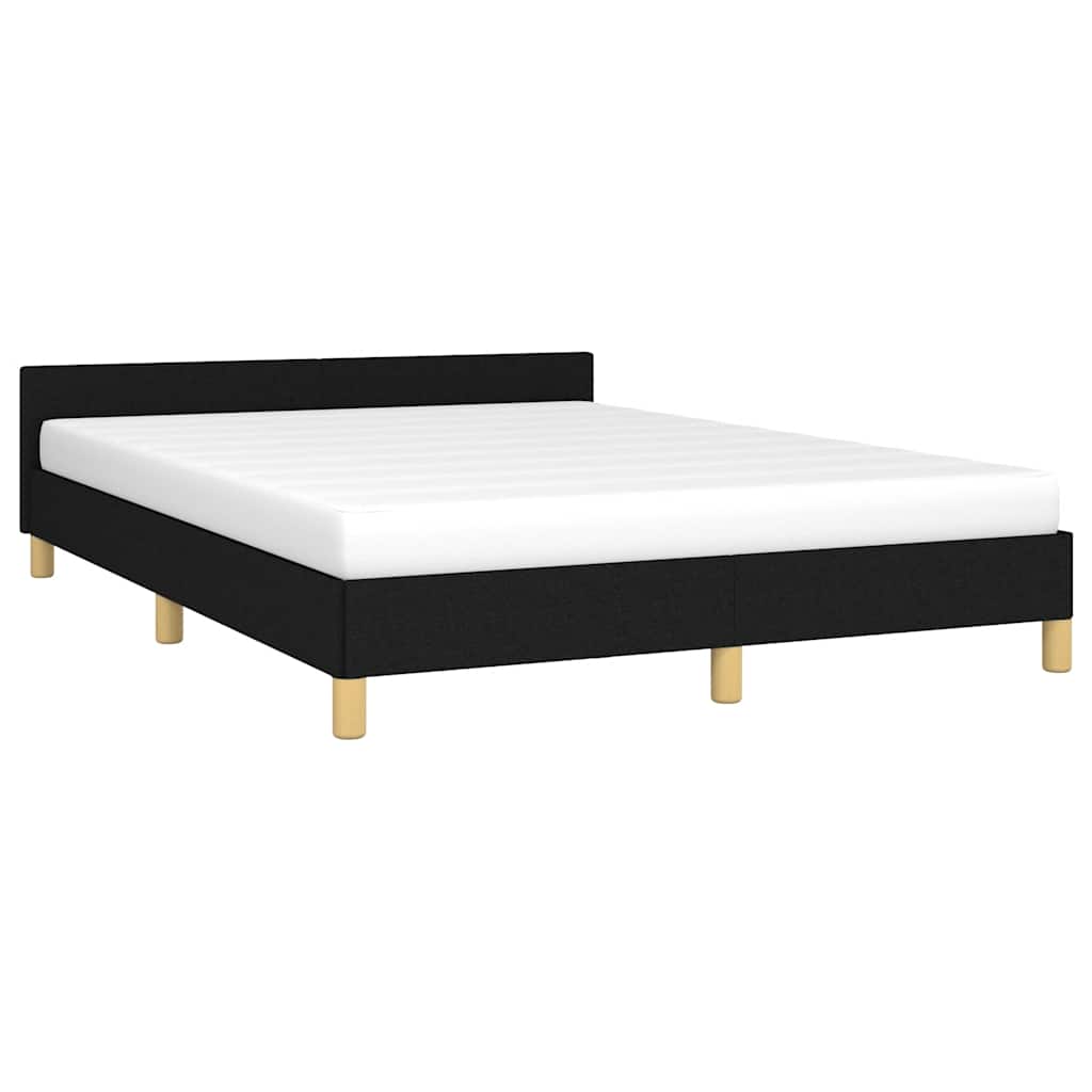 Giroletto senza Materasso Nero 140x190 cm in Tessuto | homemem39