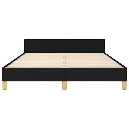 Giroletto senza Materasso Nero 140x190 cm in Tessuto | homemem39