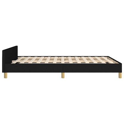 Giroletto senza Materasso Nero 140x190 cm in Tessuto | homemem39