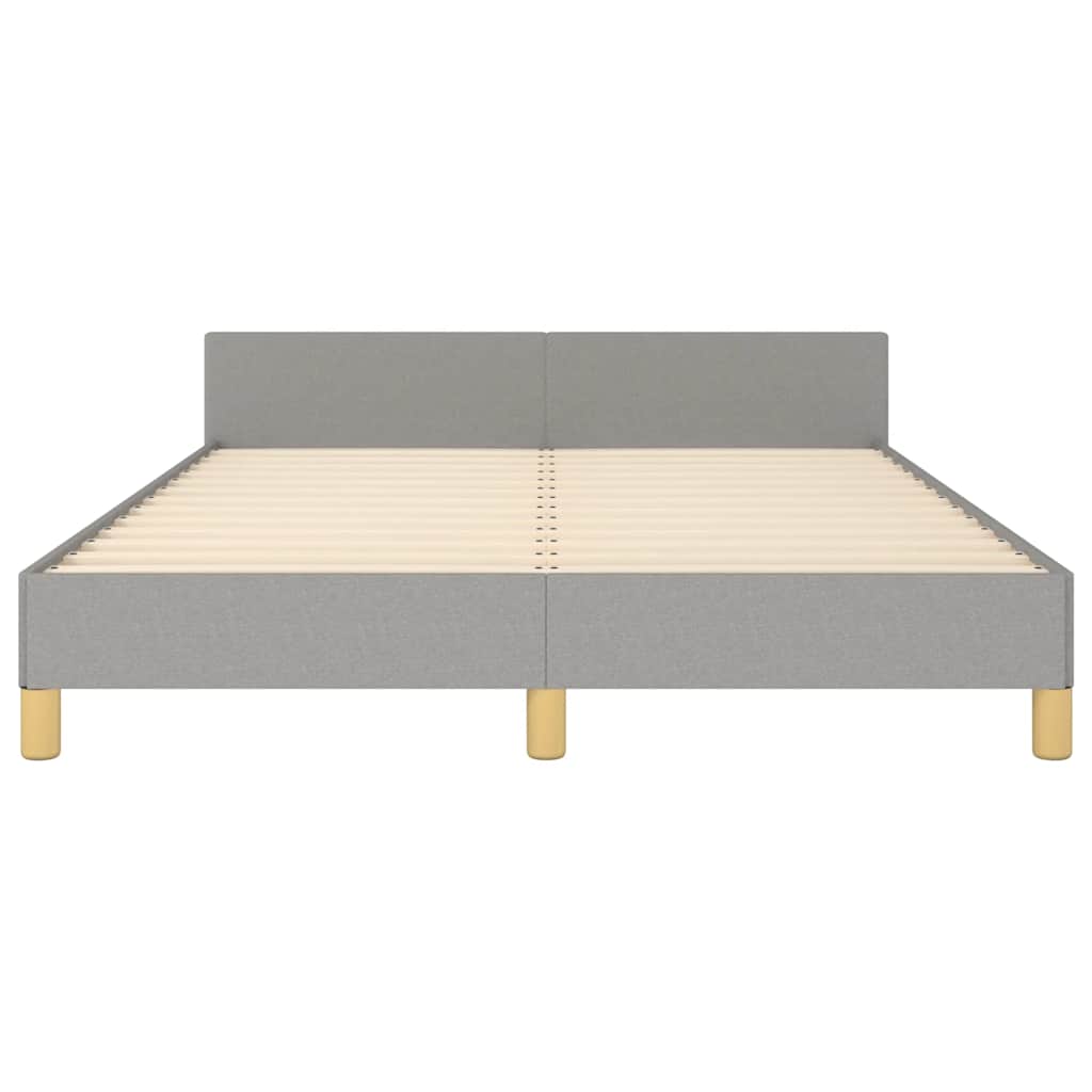Giroletto senza Materasso Grigio Chiaro 140x200 cm Tessuto | homemem39