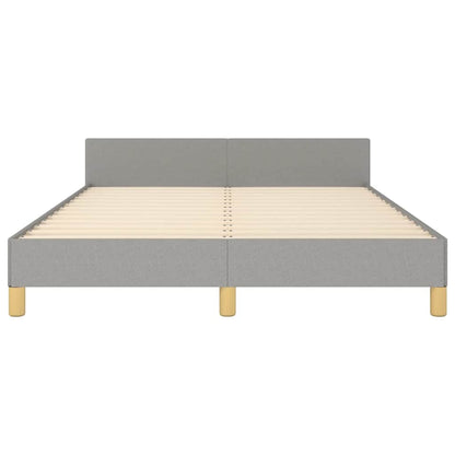 Giroletto senza Materasso Grigio Chiaro 140x200 cm Tessuto | homemem39