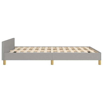 Giroletto senza Materasso Grigio Chiaro 140x200 cm Tessuto | homemem39