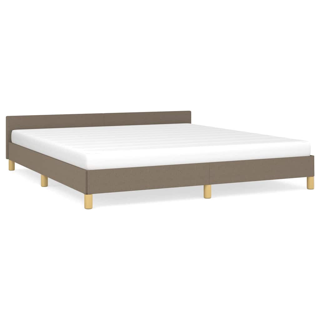 Giroletto senza Materasso Tortora 180x200 cm in Tessuto