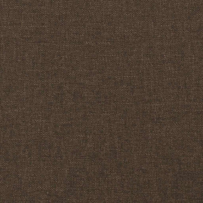 Giroletto senza Materasso Marrone Scuro 200x200 cm in Tessuto - homemem39