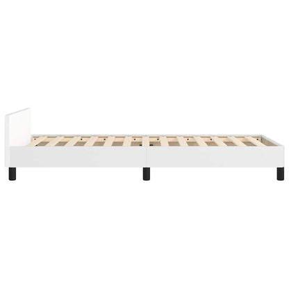 Giroletto con Testiera senza Materasso Bianco 90x190 cm