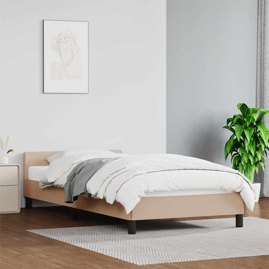 Giroletto con Testiera senza Materasso Cappuccino 90x190 cm | homemem39