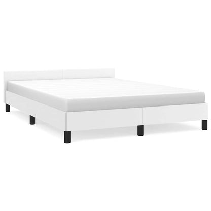 Giroletto con Testiera senza Materasso Bianco 140x190 cm