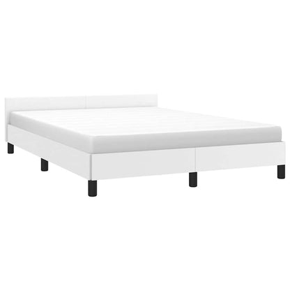 Giroletto con Testiera senza Materasso Bianco 140x190 cm