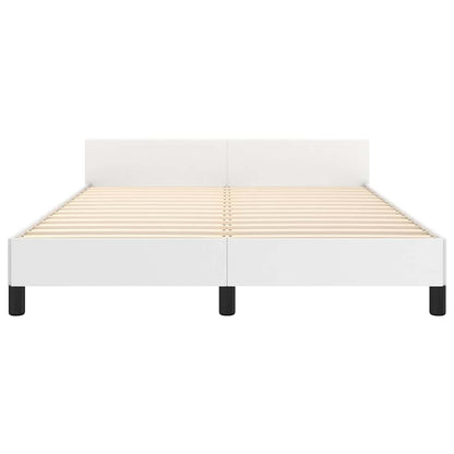 Giroletto con Testiera senza Materasso Bianco 140x190 cm