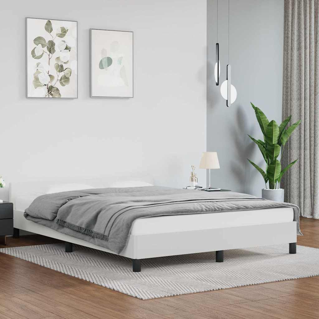 Giroletto con Testiera senza Materasso Bianco 140x190 cm