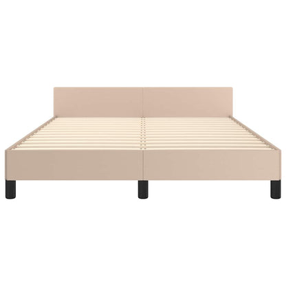 Giroletto con Testiera senza Materasso Cappuccino 140x190 cm - homemem39