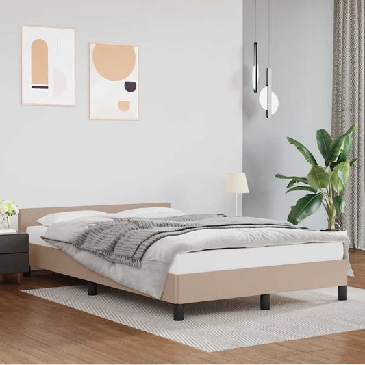 Giroletto con Testiera senza Materasso Cappuccino 140x200 cm | homemem39
