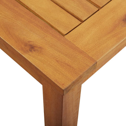Set da Pranzo per Esterni 3pz con Cuscini Legno Massello Acacia - homemem39