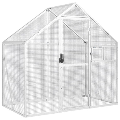 Voliera Argento 179x100x185 cm in Alluminio | homemem39