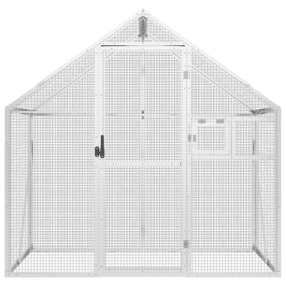 Voliera Argento 179x100x185 cm in Alluminio | homemem39