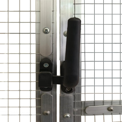Voliera Argento 179x100x185 cm in Alluminio | homemem39