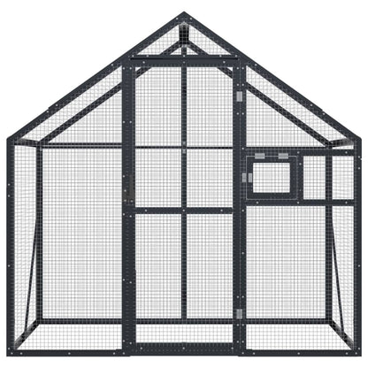 Voliera Antracite 179x100x185 cm in Alluminio | homemem39