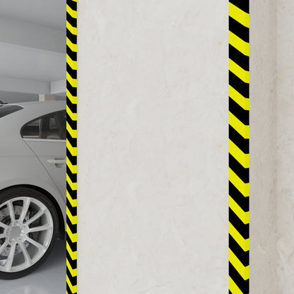 Protezioni Angoli 2pz Giallo e Nero 6x2x101,5 cm in PU - homemem39