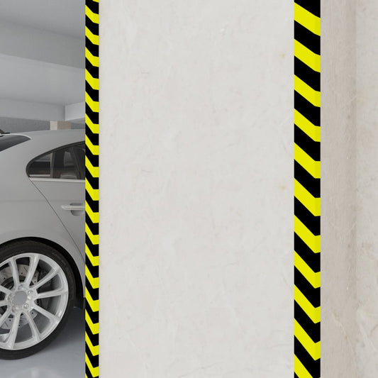 Protezioni Angoli 2pz Giallo e Nero 6x2x101,5 cm in PU - homemem39