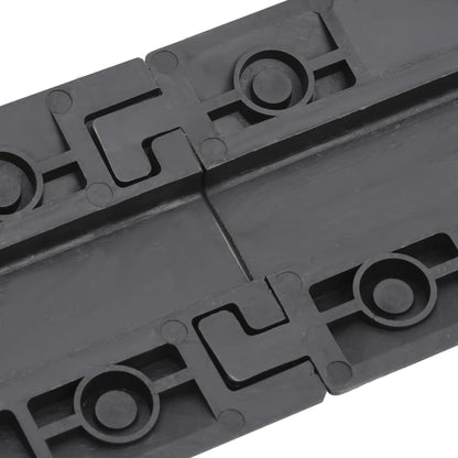 Rampe di Protezione Cavi 2pz 98,5 cm Nero | homemem39