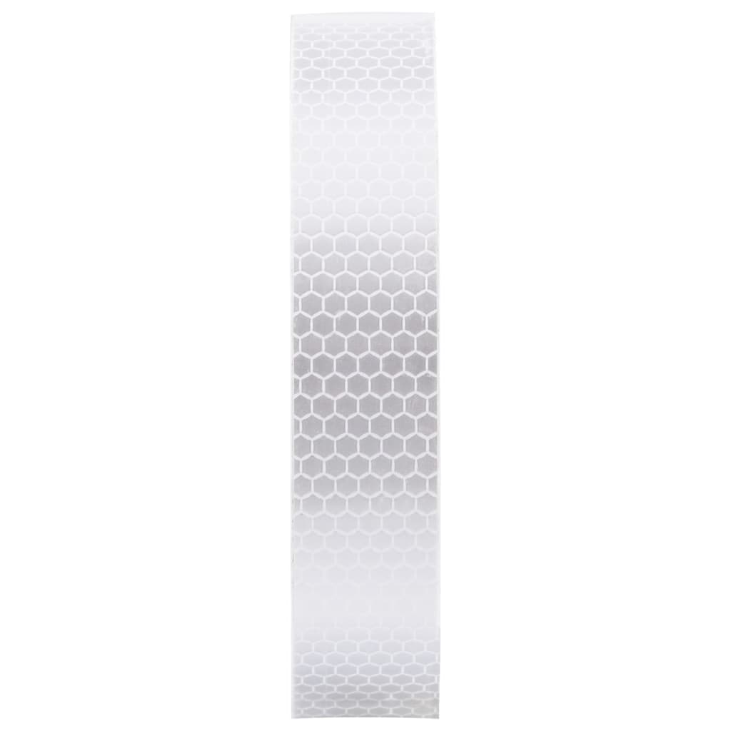 Nastro Riflettente bianco 2,5 cm x 20 m PVC | homemem39
