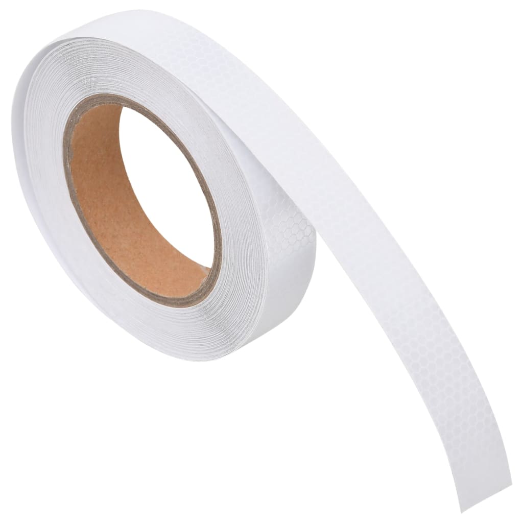 Nastro Riflettente bianco 2,5 cm x 20 m PVC | homemem39