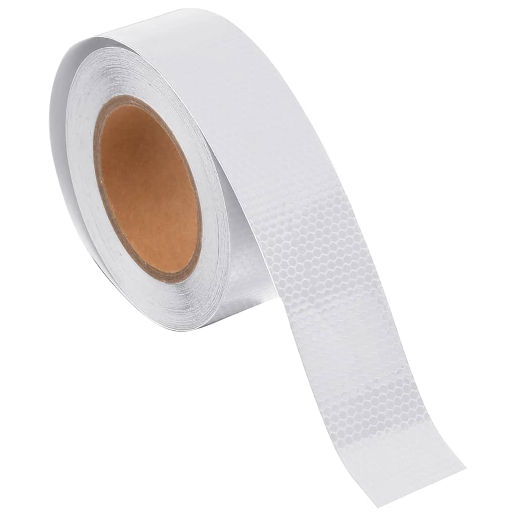 Nastro Riflettente bianco 5 cm x 20 m PVC | homemem39