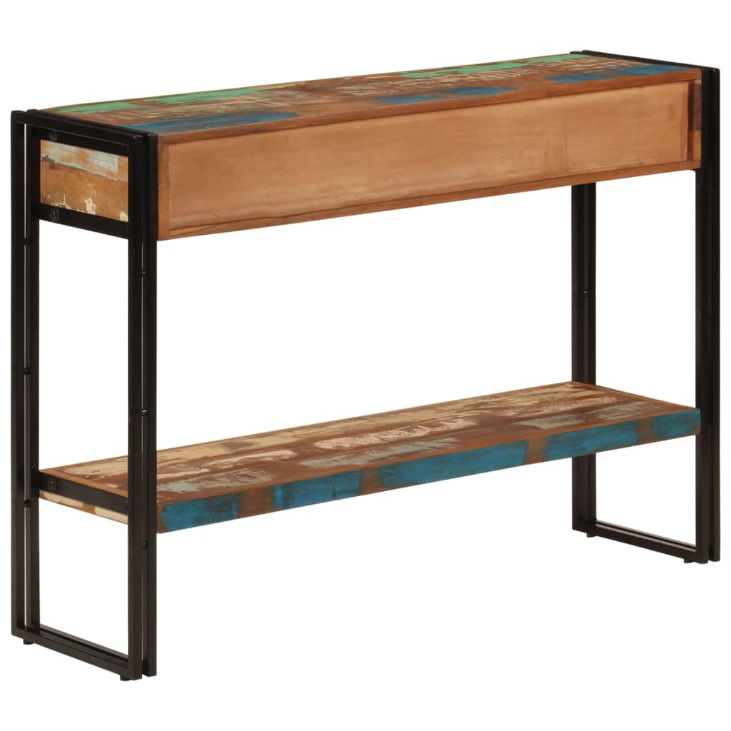 Tavolo Consolle 110x30x76 cm in Legno Massello Riciclato | homemem39