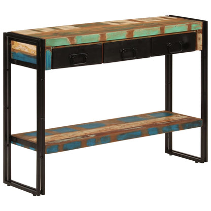 Tavolo Consolle 110x30x76 cm in Legno Massello Riciclato | homemem39