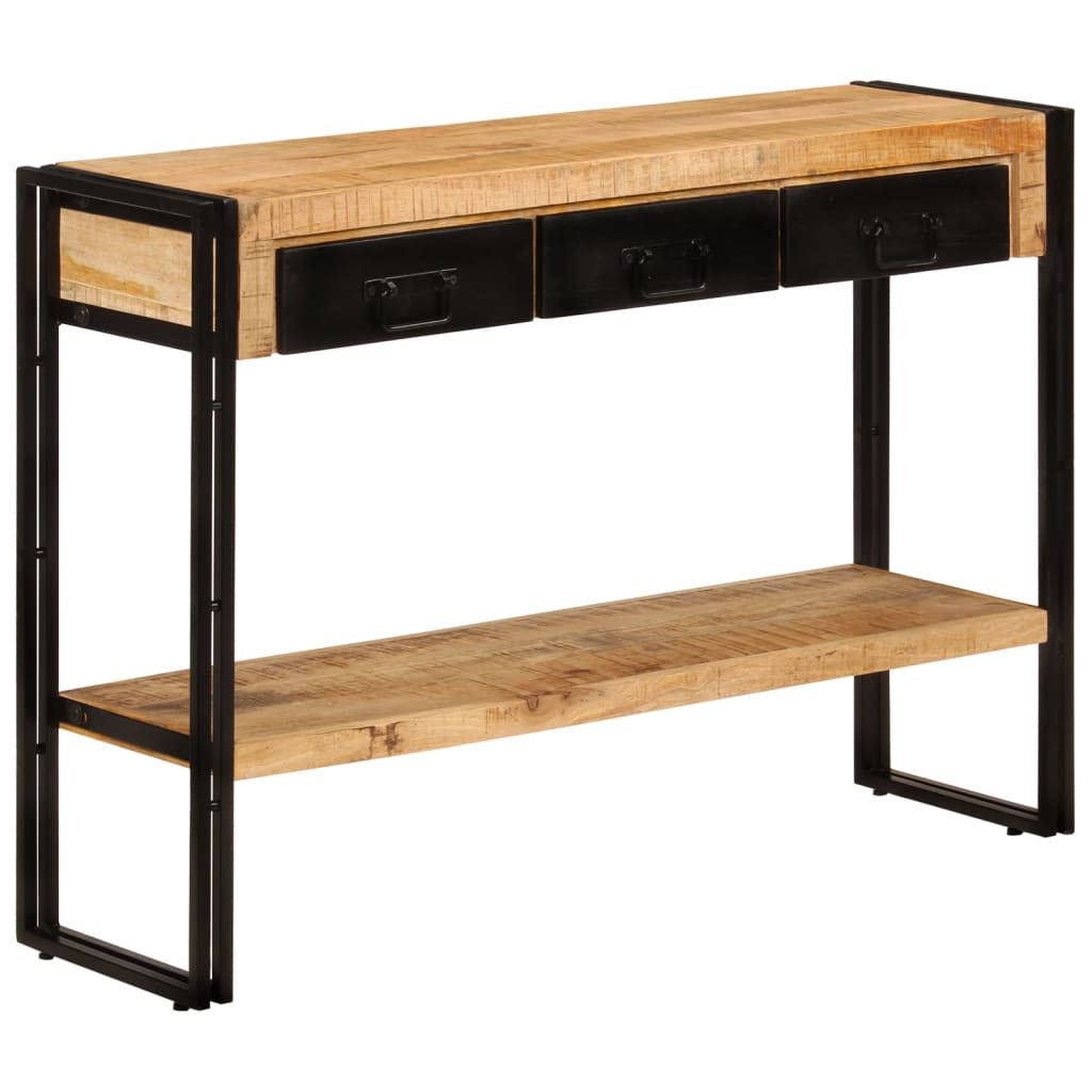 Tavolo Consolle 110x30x76 cm in Legno Massello di Mango | homemem39