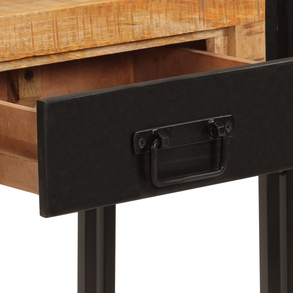 Tavolo Consolle 110x30x76 cm in Legno Massello di Mango | homemem39