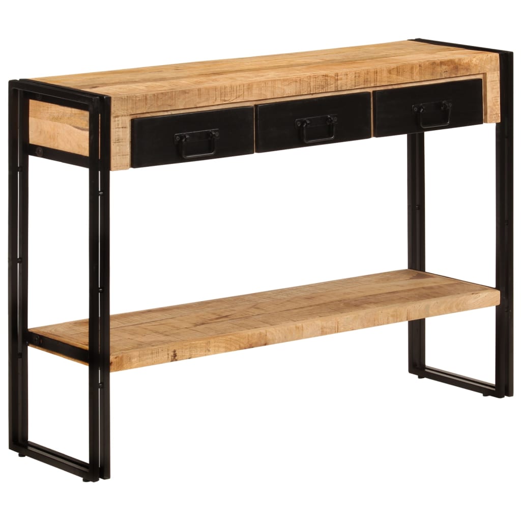Tavolo Consolle 110x30x76 cm in Legno Massello di Mango | homemem39