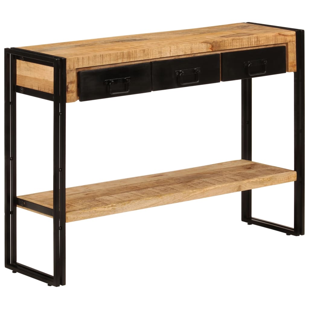 Tavolo Consolle 110x30x76 cm in Legno Massello di Mango | homemem39