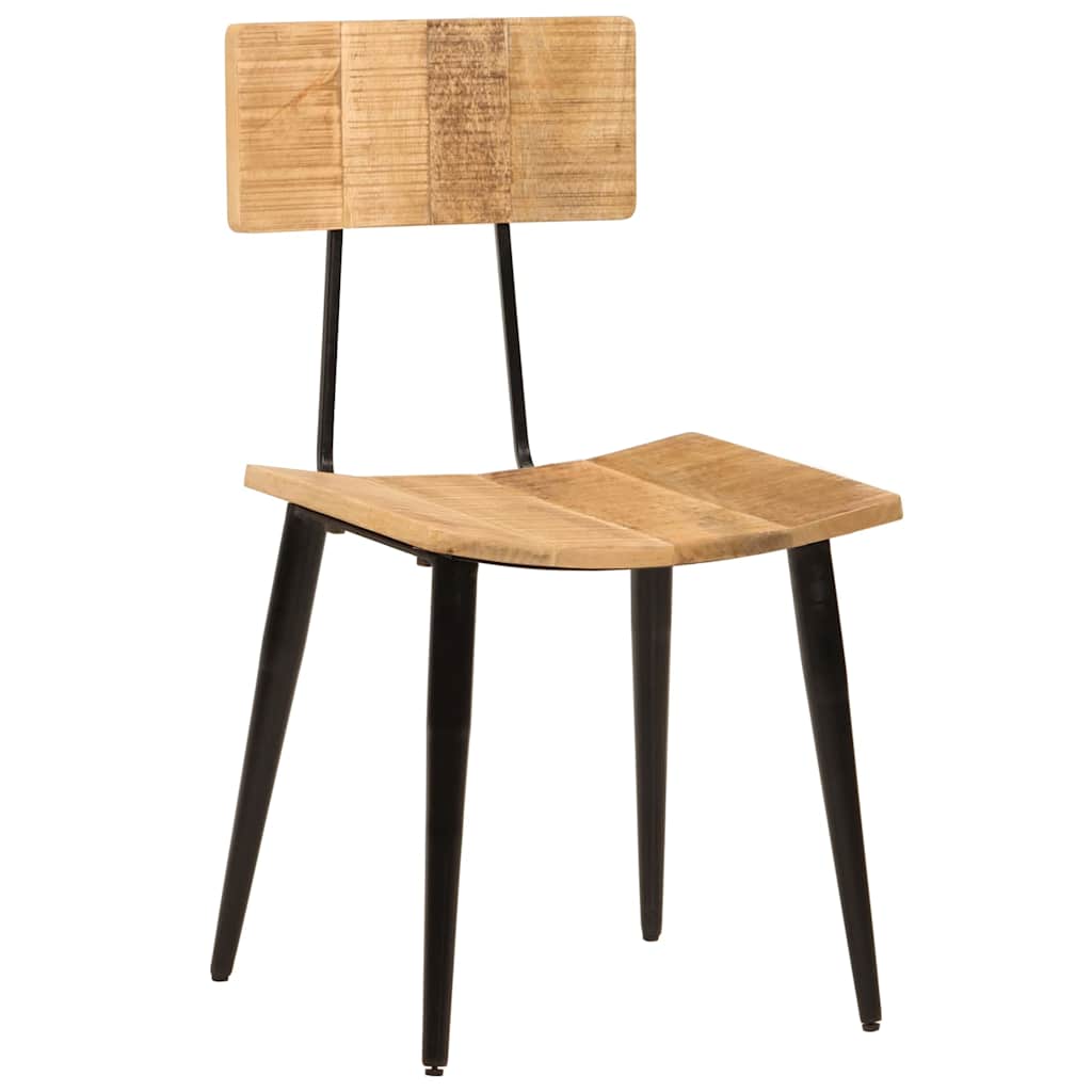Sedie da Pranzo 2 pz 44x40x80 cm Legno Massello di Mango