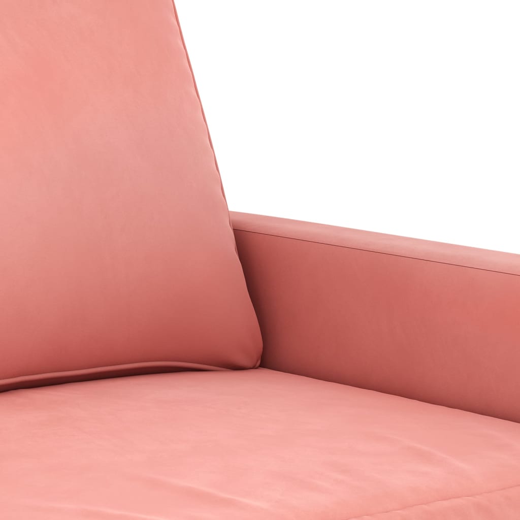 Poltrona Rosa 60 cm Velluto | homemem39