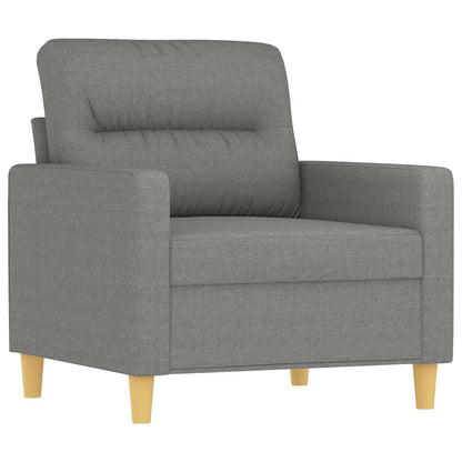 Poltrona Grigio Scuro 60 cm in Tessuto | homemem39