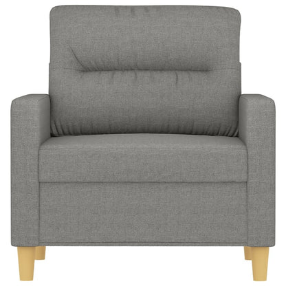 Poltrona Grigio Scuro 60 cm in Tessuto | homemem39