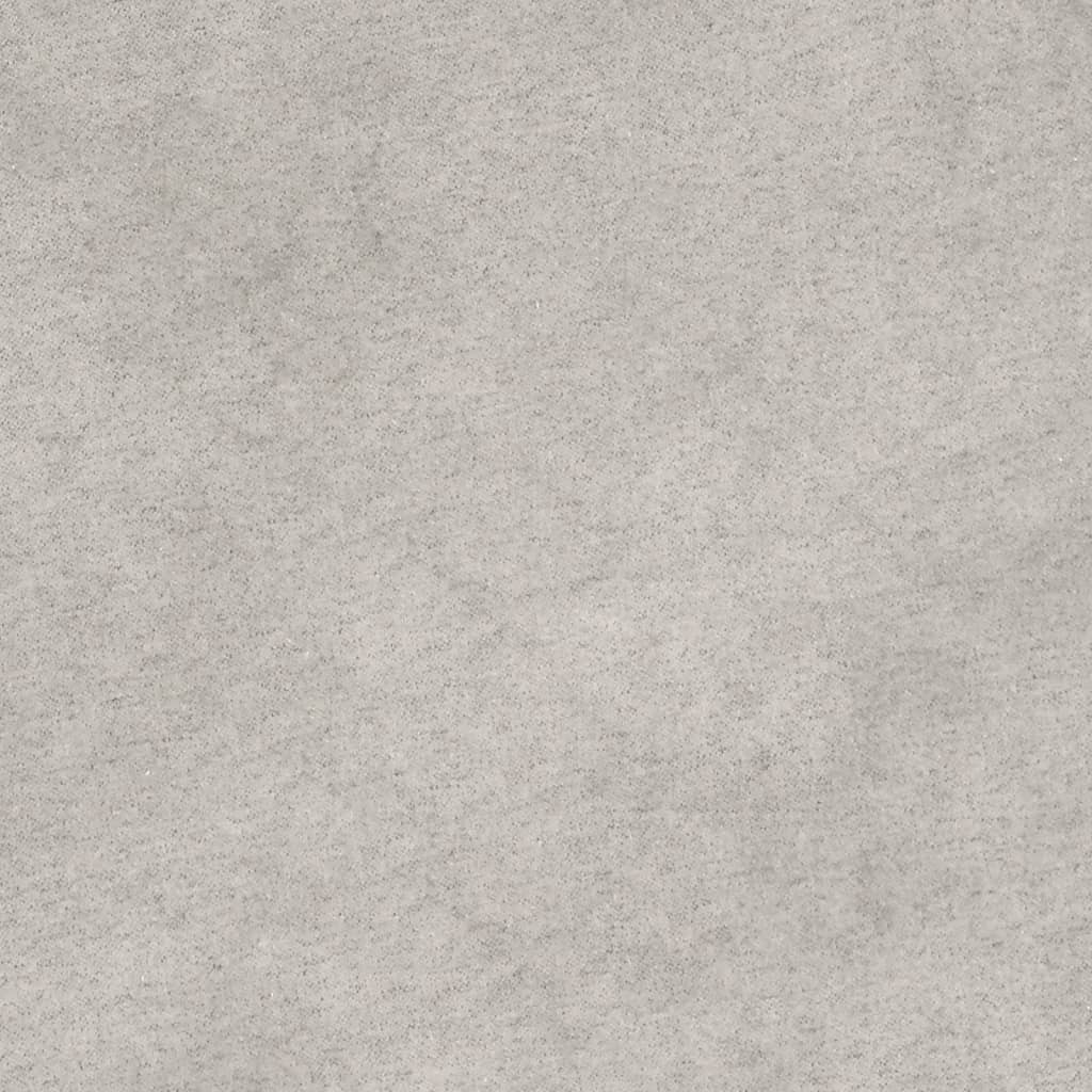 Divano a 2 Posti Grigio Chiaro 140 cm in Tessuto Microfibra | homemem39