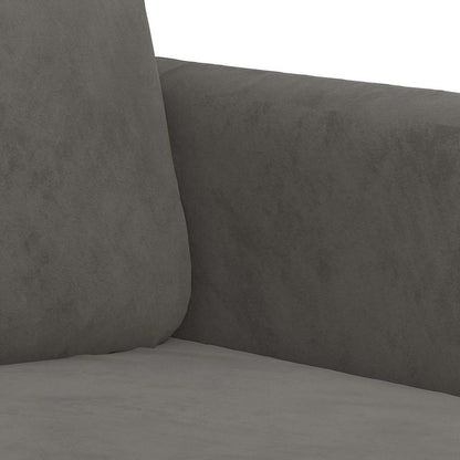 Poltrona Grigio Scuro 60 cm Velluto