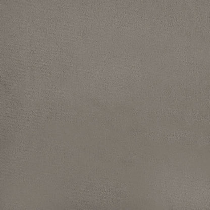 Divano a 2 Posti Grigio Chiaro 140 cm in Velluto