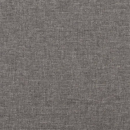 Divano a 2 Posti Grigio Scuro 140 cm in Tessuto | homemem39
