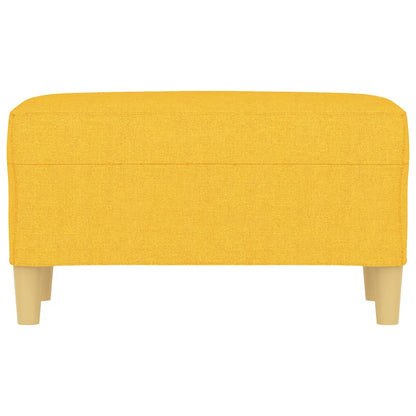 Panca Giallo Chiaro 70x35x41 cm in Tessuto - homemem39