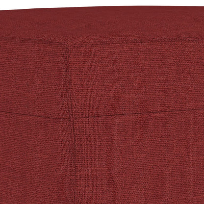 Panca Rosso Vino 70x35x41 cm in Tessuto