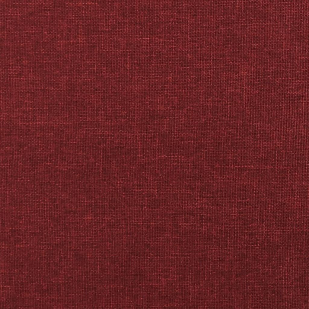 Panca Rosso Vino 100x35x41 cm in Tessuto