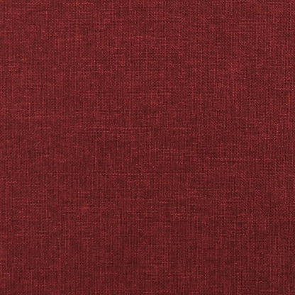 Panca Rosso Vino 100x35x41 cm in Tessuto